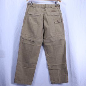 Cabela's Men's Convertible Stretch Cargo Hiking Pants Shorts 34x30 Measured